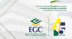 Evento celebrará 15 anos de criação da Escola de Gestão e Controle Conselheiro Alcides Nunes
