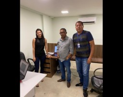Secretário de Esporte João Luiz (Rob) Visita Escritório A Positiva em Busca de Recursos para Uruçuí
