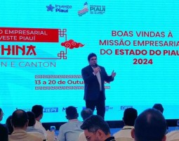 Rafael Fonteles destaca importância da abertura econômica em evento com empresários piauienses na China