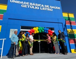 Prefeito Dr. Gilberto Júnior inaugura novo prédio da UBS Getúlio Leitão