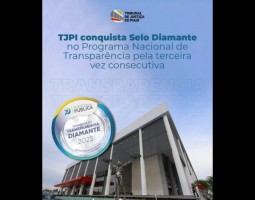 Programa de Transparência Pública: TJPI conquista Selo Diamante pelo terceiro ano consecutivo