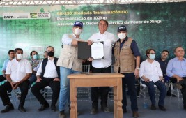 Trecho pavimentado da Transamazônica é entregue no Pará