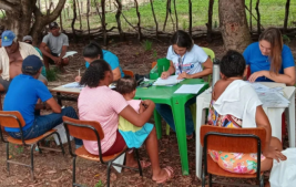 Moradores de comunidades quilombolas recebem atividades informativas sobre o CadÚnico