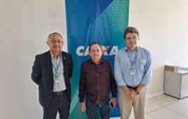 Prefeito de Uruçuí busca desenvolvimento junto à Caixa Econômica Federal
