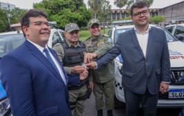 Governador entrega 200 viaturas e destaca evolução na segurança pública do Piauí
