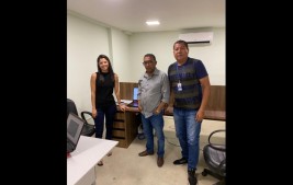 Secretário de Esporte João Luiz (Rob) Visita Escritório A Positiva em Busca de Recursos para Uruçuí