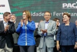 \"Produzir fertilizante é estratégico para o Brasil\", afirma Dilma Rousseff