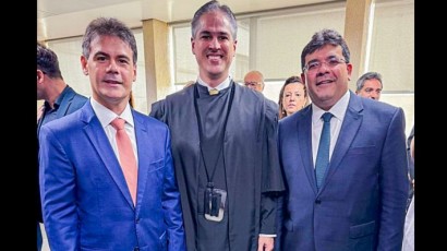 Rafael Fonteles prestigia posse do piauiense Maxwell Borges no TCE de São Paulo