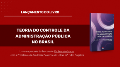 Procurador Leandro Maciel lançará livro em parceria com a Presidente da Academia Piauiense de Letras