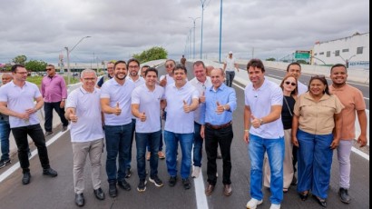 Rafael Fonteles entrega reforma do viaduto da Miguel Rosa, melhorando segurança e circulação na capital