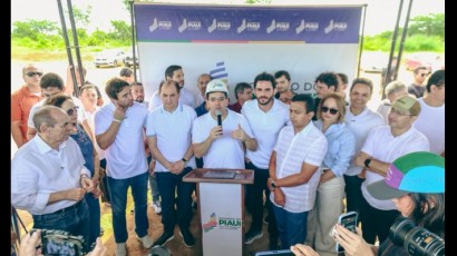 Rafael Fonteles assina ordem de serviço para início das obras da 1ª fase do Parque Empresarial de Floriano