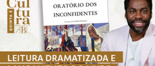 Lázaro Ramos recita poesias do livro de Domício Proença Filho