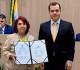 Presidente da APL, Fides Angélica, recebe Colar do Mérito do TCE-PI