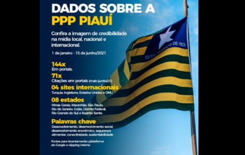 PPP do Piauí tem imagem de excelência internacional