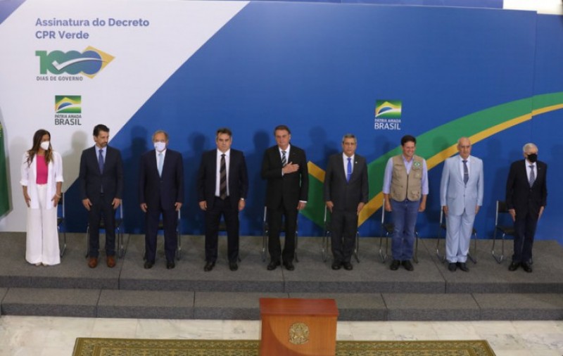 Presidente Jair Bolsonaro assina decreto que cria Cédula de Produto Rural Verde para pagamentos por serviços ambientais