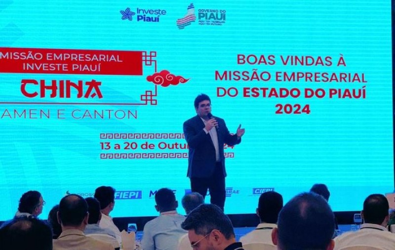 Rafael Fonteles destaca importância da abertura econômica em evento com empresários piauienses na China