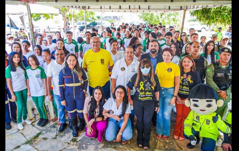 Prefeitura de Uruçuí realiza ação do Maio Amarelo 2025 em parceria com o Governo do Estado
