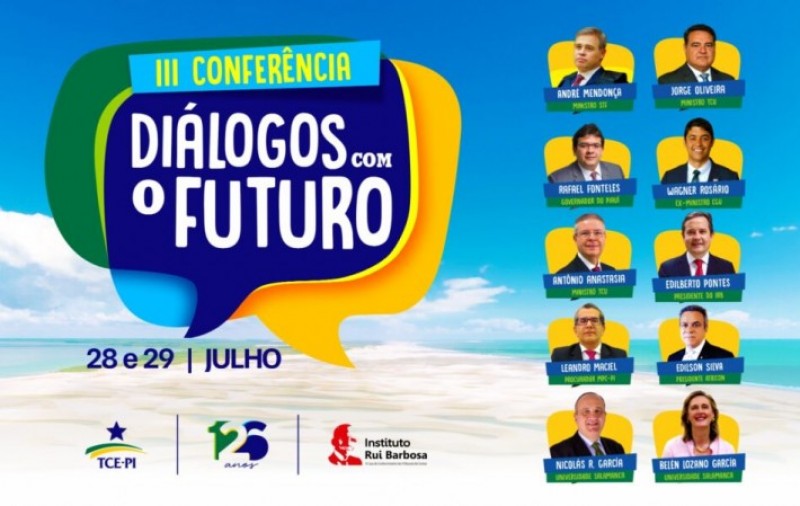 Ministro André Mendonça participa da III Conferência Diálogos com o Futuro no TCE-PI