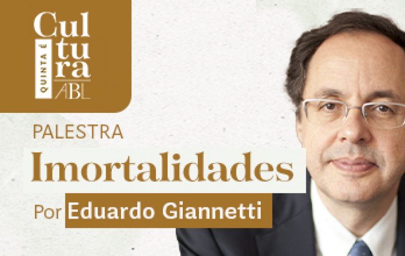 Eduardo Giannetti fala sobre seu último livro, “Imortalidades”