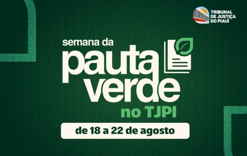 TJPI participa da Semana Nacional da Pauta Verde para priorizar processos ambientais