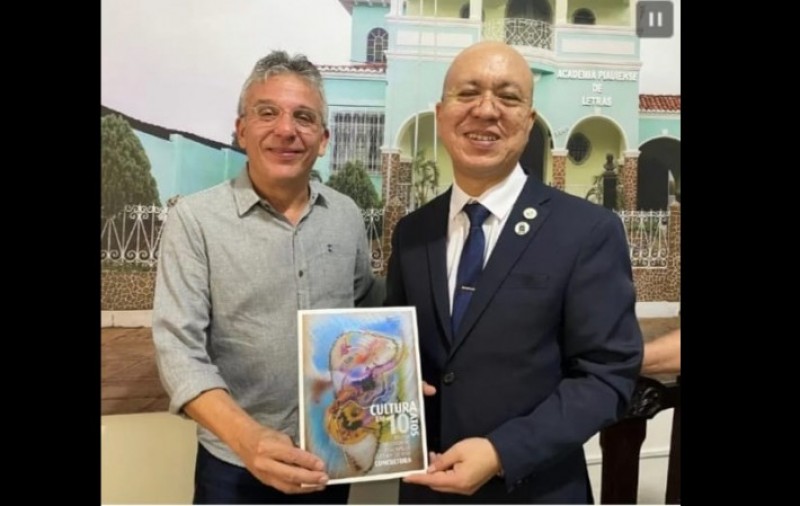 APL recebe visita institucional do presidente do Conselho Estadual de Cultura do Acre