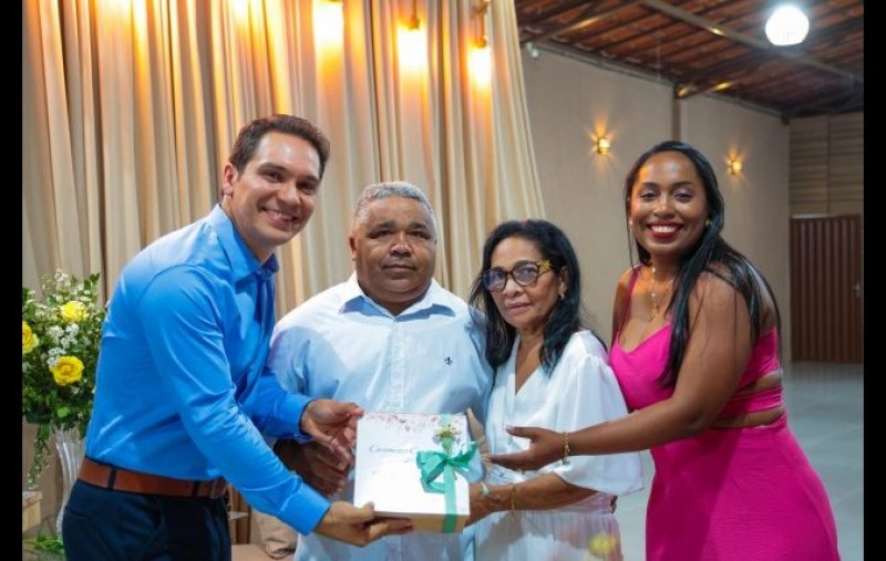 Prefeito Dr. Gilberto Júnior participa de Casamento Comunitário de 22 casais