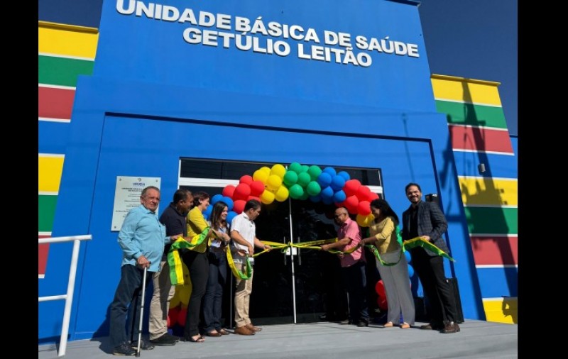 Prefeito Dr. Gilberto Júnior inaugura novo prédio da UBS Getúlio Leitão
