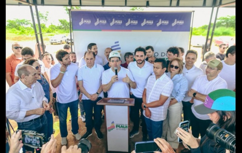 Rafael Fonteles assina ordem de serviço para início das obras da 1ª fase do Parque Empresarial de Floriano